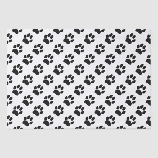 Paw Print Seidenpapier (Vorderseite)