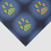 Paw Print Seidenpapier (Ausschnitt)