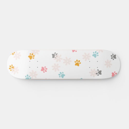 Paw Print Skateboard (Horizontal)