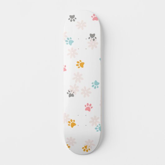Paw Print Skateboard (Vorderseite)