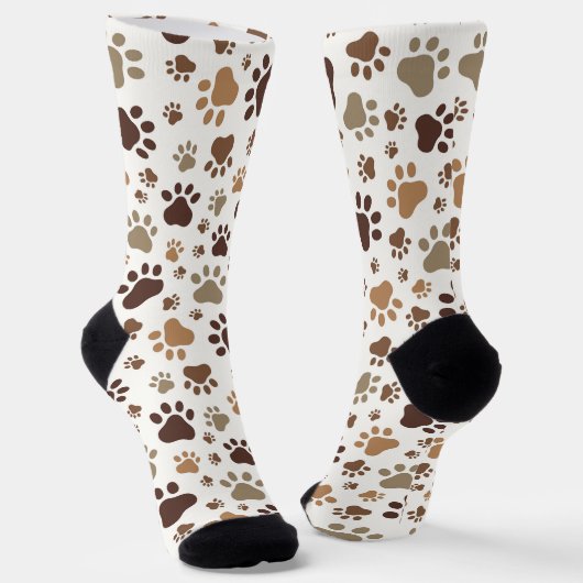 Paw Print Socks Socken (Gewinkelt)