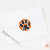 Paw Print - SRF Runder Aufkleber (Umschlag)