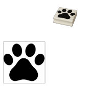 Paw Print Stamp Pad Gummistempel (Stempel)