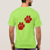 Paw Print T-Shirt (Rückseite)