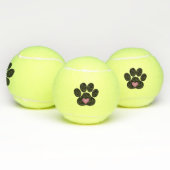 Paw Print Tennis Ball (Multi)