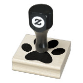 Paw Print Verlassen Tier Katze Hund einfach groß Gummistempel (Stempel)