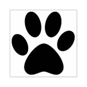 Paw Print Verlassen Tier Katze Hund einfach groß Gummistempel (Prägung)