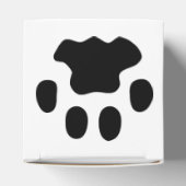 Paw Print White Favor Box Geschenkschachtel (Oben)