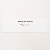 Paw Print YOGA MAT Yogamatte (Rückseite (Horizontal))