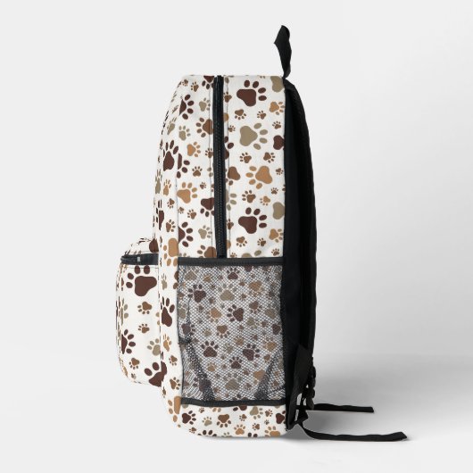 Paw Prints Backpack Bedruckter Rucksack (Rechts)