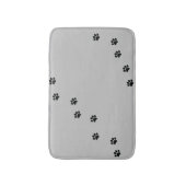 Paw Prints Badematte (Vorderseite Vertikal)