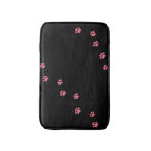 Paw Prints Badematte (Vorderseite Vertikal)