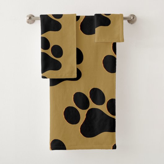 Paw Prints Badhandtuch Set (Insitu)