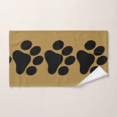 Paw Prints Badhandtuch Set (Handtuch)