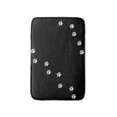 Paw Prints Bath Mat Badematte (Vorderseite Vertikal)
