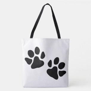 Paw-Prints (benutzerdefinierte Farbe) Tasche