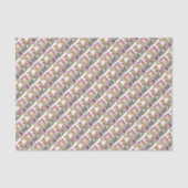 PAW PRINTS BIRD BATH SEIDENPAPIER (Vorderseite)