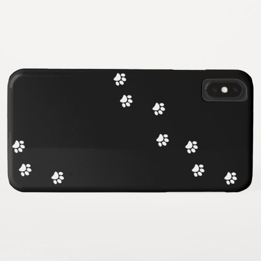 Paw Prints Case-Mate iPhone Case (Rückseite (Horizontal))