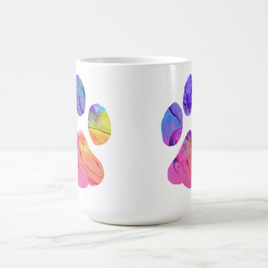 Paw Prints Coffee Tasse (Mittel)