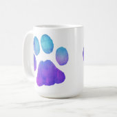 Paw Prints Coffee Tasse (Vorderseite Links)