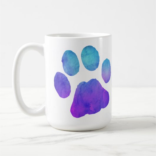 Paw Prints Coffee Tasse (Links)