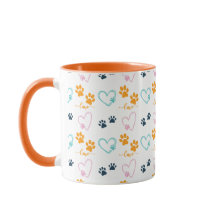 Paw Prints Cute Dog Lover 