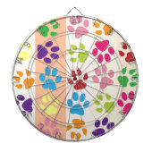 Paw Prints Dartscheibe (vorne)