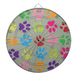 Paw Prints Dartscheibe