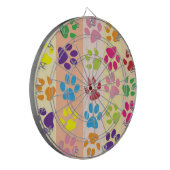 Paw Prints Dartscheibe (Vorderseite Links)