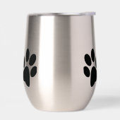 Paw Prints Design Thermal Wine Tumbler (Links)