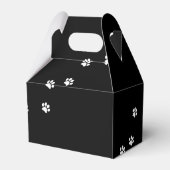 Paw Prints Favor Box Geschenkschachtel (Rückseite)