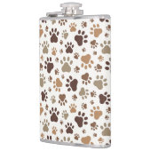 Paw Prints  Flachmann (Links)