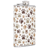 Paw Prints  Flachmann (Rechts)