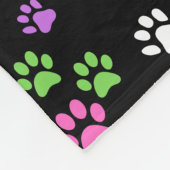 Paw Prints Fleecedecke (Ecke)