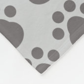 Paw Prints Fleecedecke (Ecke)