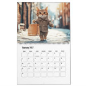 Paw Prints Foto Katze Kunst Kalender (Feb 2027)