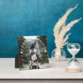 Paw Prints für immer fehlendes Foto Fotoplatte (InSitu)