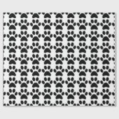 Paw Prints Geschenkpapier (Flach)