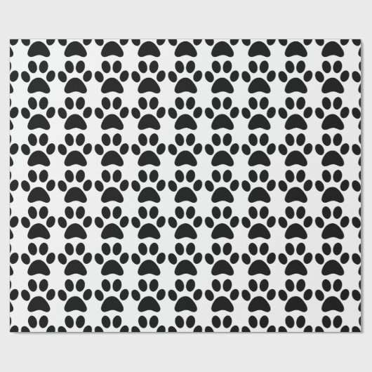 Paw Prints Geschenkpapier (Flach)