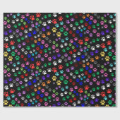 Paw Prints Geschenkpapier (Flach)