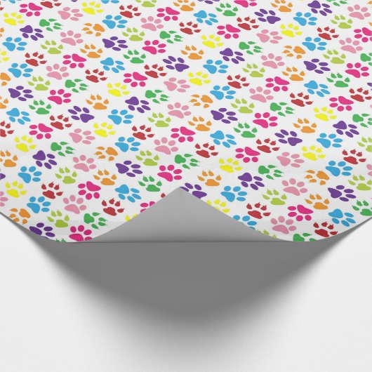 Paw-Prints Geschenkpapier (Ecke)