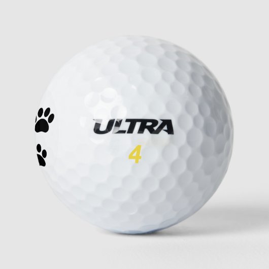 Paw Prints Golf Ball (Logo)