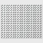 Paw Prints Katzen-Tiermuster Geschenkpapier (Flach)