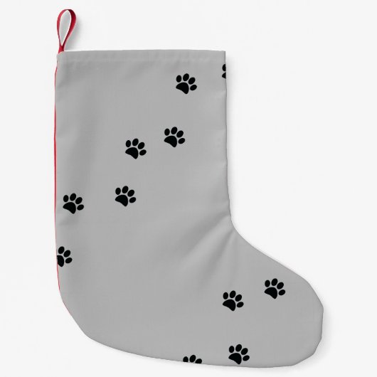 Paw Prints Kleiner Weihnachtsstrumpf (Vorderseite)