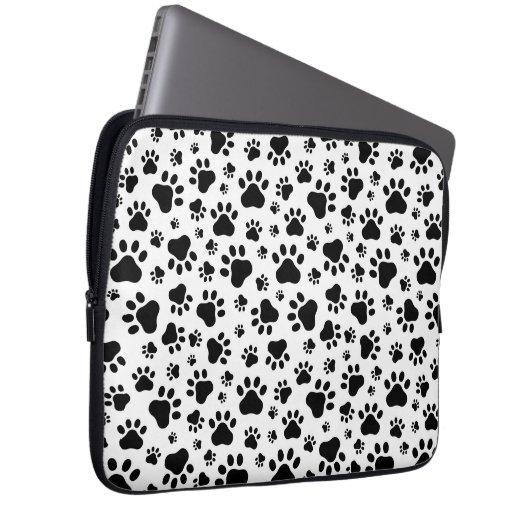Paw Prints Laptop Sleeve (Vorne Rechts)