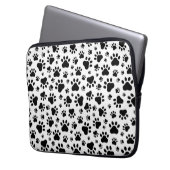 Paw Prints Laptop Sleeve (Vorderseite Links)