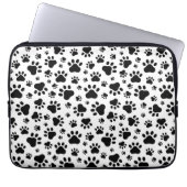 Paw Prints Laptop Sleeve (Vorderseite)