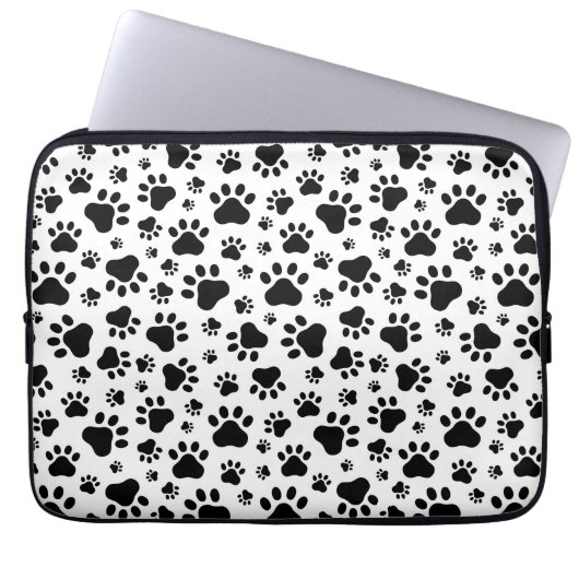 Paw Prints Laptop Sleeve (Vorderseite)