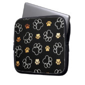 Paw Prints Laptopschutzhülle (Vorderseite Links)