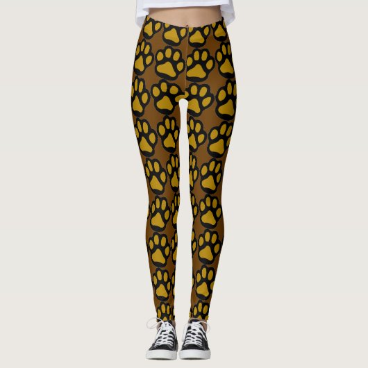 Paw Prints Leggings (Vorderseite)